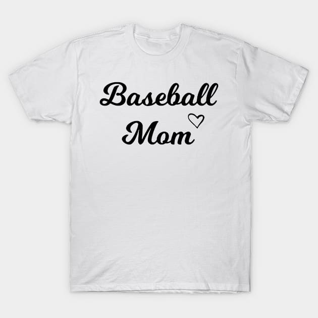 Baseball Mom T-Shirt by lightbulbmcoc